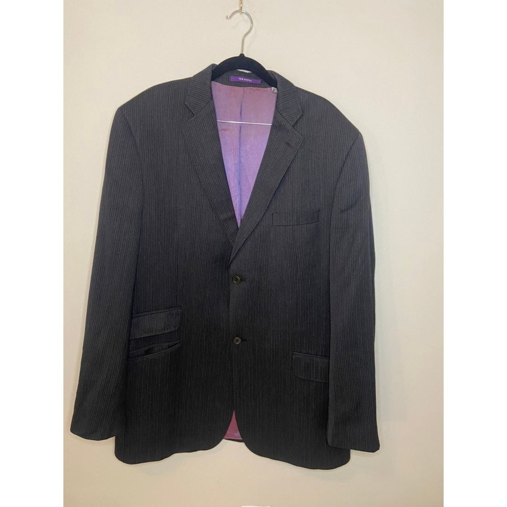 Ted Baker Endurance Charcoal Grey Blazer With Pur… - image 3